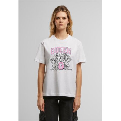 Merchcode - MC1693 - Queen - Crest College - Ladies Loose Tee - white