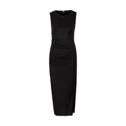 Urban Classics - TB8183 - Ladies Long Ruffled Mesh Dress- black