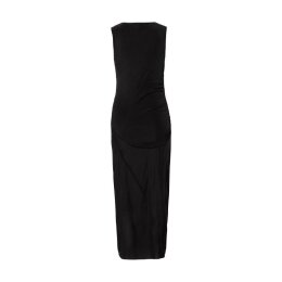 Urban Classics - TB8183 - Ladies Long Ruffled Mesh Dress- black
