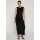 Urban Classics - TB8183 - Ladies Long Ruffled Mesh Dress- black