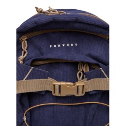 Forvert - 8657 - Cord Laptop Louis Backpack -  navy