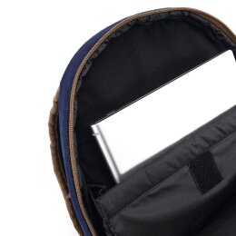 Forvert - 8657 - Cord Laptop Louis Backpack -  navy