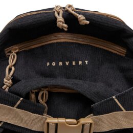 Forvert - 8657 - Cord Laptop Louis Backpack -  black