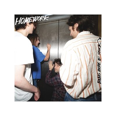 HOMEWORK - BANG HERE IF STUCK (TRANSPARENT TURQUOISE LP) - LP