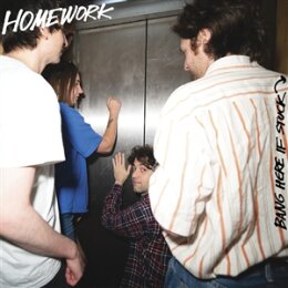 HOMEWORK - BANG HERE IF STUCK (TRANSPARENT TURQUOISE LP)...
