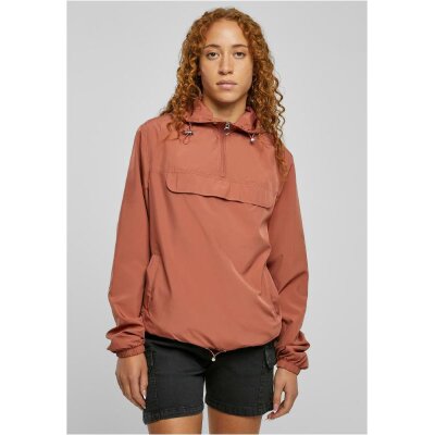 Urban Classics - TB2013 - Ladies Basic Pull Over Jacket - terracotta