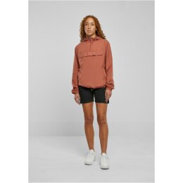 Urban Classics - TB2013 - Ladies Basic Pull Over Jacket - terracotta