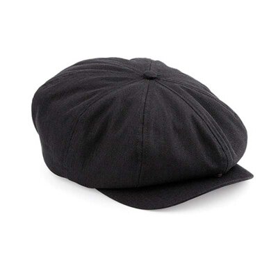 Beechfield - B624 - Newsboy Cap - Black
