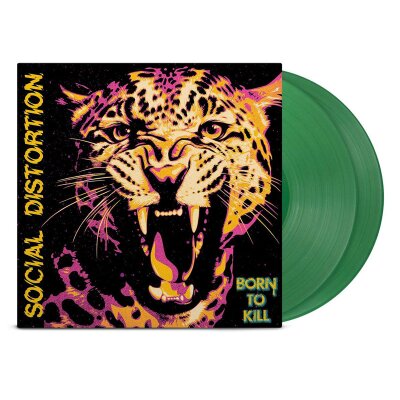 SOCIAL DISTORTION - BORN TO KILL - OPAQUE GREEN COLOURED EDITION - LP