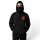 Antifascist Action Leo - Pocketprint - red/black - Ninja Hoodie - black