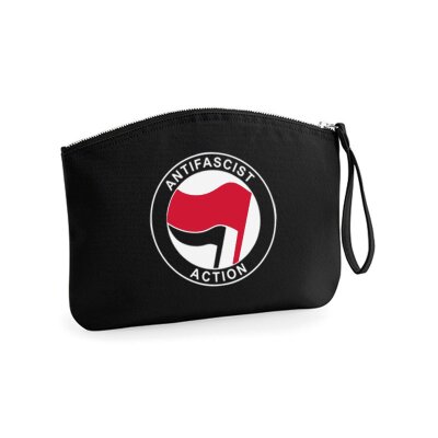 Antifascist Action - red/black - Mäppchen - black