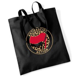Antifascist Action Leo - Frontprint - red/black -...