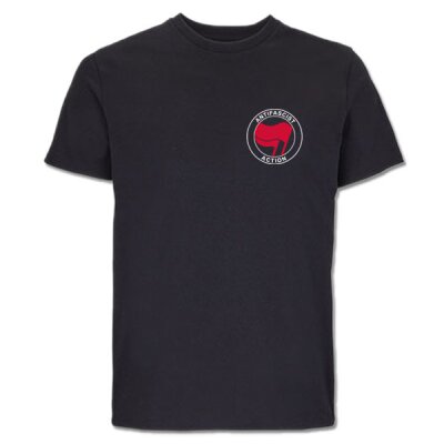 Antifascist Action - Pocketprint - red/red - T-Shirt - black