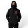 Antifascist Action - Pocketprint - red/red - Ninja Hoodie - black