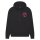 Antifascist Action - Pocketprint - red/red - Ladies Half-Zip Hoodie - black