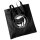 Antifascist Action - Frontprint - black/black - Jutebeutel - schwarz