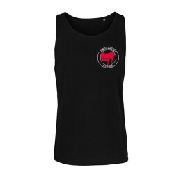 Antifascist Action - Pocketprint - red/red - Tank - black