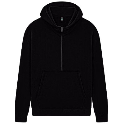 Earth Positive - EP304 - Half Zip Hoodie - black