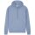 Earth Positive - EP304 - Half Zip Hoodie - light blue heather