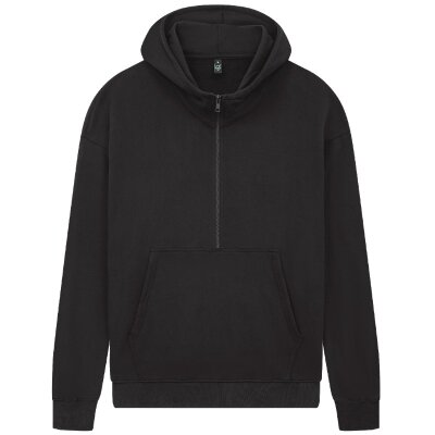 Earth Positive - EP304 - Half Zip Hoodie - suede black