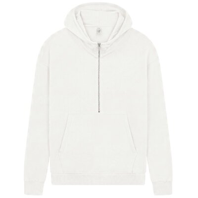 Earth Positive - EP304 - Half Zip Hoodie - off white