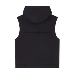 Earth Positive - EP316 - Womens Athleisure Hooded Tank - Sueded Black