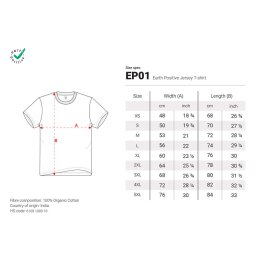 Earth Positive - EP01 - ORGANIC MENS UNISEX T-SHIRT - acid black