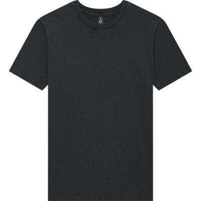 Earth Positive - EP01 - ORGANIC MENS UNISEX T-SHIRT - stone washed black XL
