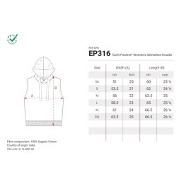 Earth Positive - EP316 - Womens Athleisure Hooded Tank - Sueded Fawn