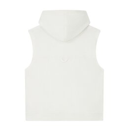 Earth Positive - EP316 - Womens Athleisure Hooded Tank - Sueded Off White