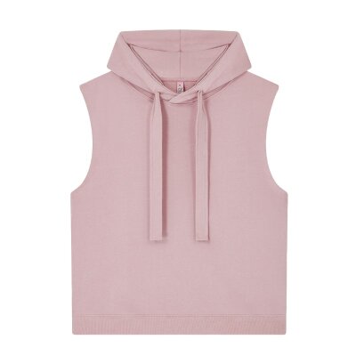 Earth Positive - EP316 - Womens Athleisure Hooded Tank - Sueded Miami Pink