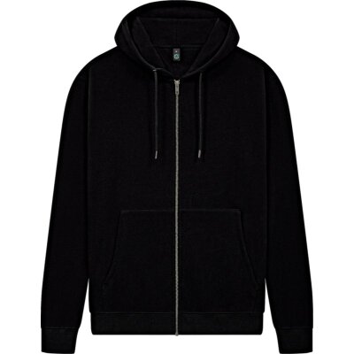 Earth Positive - EP303 - Full Zip Hoodie - Black