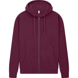 Earth Positive - EP303 - Full Zip Hoodie - Burgundy