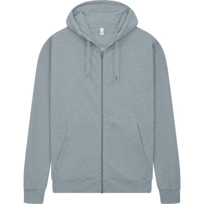 Earth Positive - EP303 - Full Zip Hoodie - Sport Grey