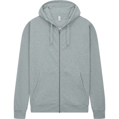 Earth Positive - EP303 - Full Zip Hoodie - Light Heather