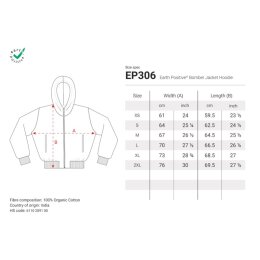 Earth Positive - EP306 - Bomber Jacket Hoodie - Dark Navy