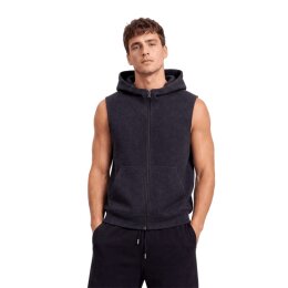 Earth Positive - EP309 - Sleeveless Full Zip Hoodie - Black