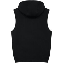 Earth Positive - EP309 - Sleeveless Full Zip Hoodie - Black