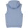 Earth Positive - EP309 - Sleeveless Full Zip Hoodie - Light Blue Heather