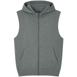 Earth Positive - EP309 - Sleeveless Full Zip Hoodie -...