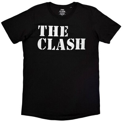 The Clash - Stencil Logo - Unisex Shirt - black - T-Shirt