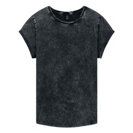 Earth Positive - EP16 - Organic Womens Rolled Sleeve...