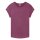 Earth Positive - EP16 - Organic Womens Rolled Sleeve T-shirt - faded burgundy