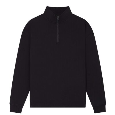 Earth Positive - EP307 - 1/4 Zip Sweatshirt - black