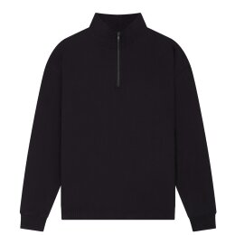 Earth Positive - EP307 - 1/4 Zip Sweatshirt - black