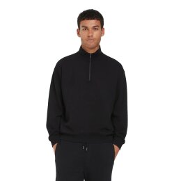 Earth Positive - EP307 - 1/4 Zip Sweatshirt - Light Heather
