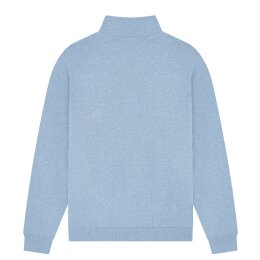 Earth Positive - EP307 - 1/4 Zip Sweatshirt - Light Blue Heather