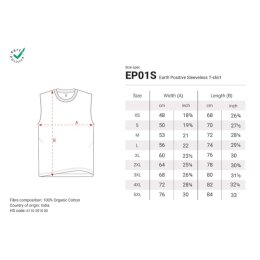 Earth Positive - EP01S - Sleeveless T-shirt - Stone Washed Black