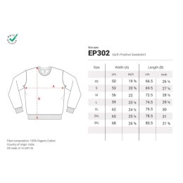 Earth Positive - EP302 - Sweatshirt - Stone Washed Green