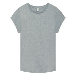 Earth Positive - EP16 - Organic Womens Rolled Sleeve...
